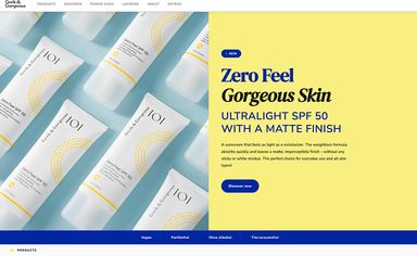 Geek & Gorgeous Landing Page